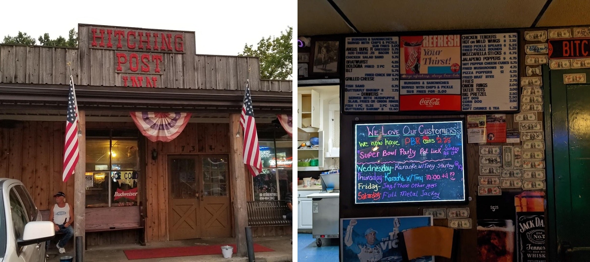 Hitching Post Inn Menu